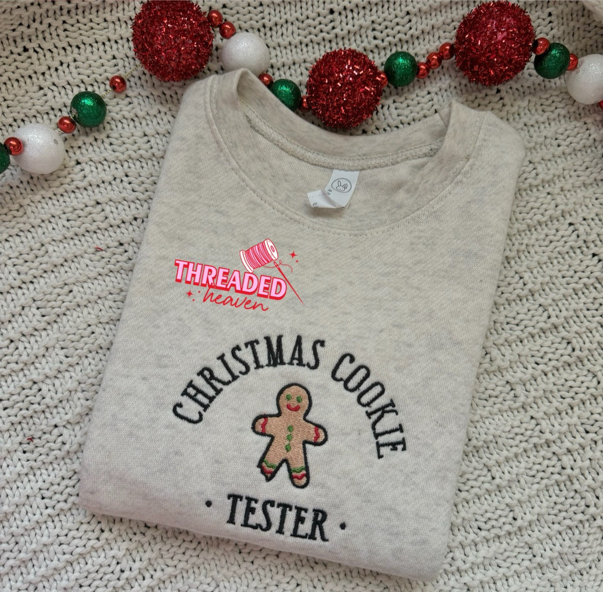 Kids Christmas Cookie Tester Sweatshirt