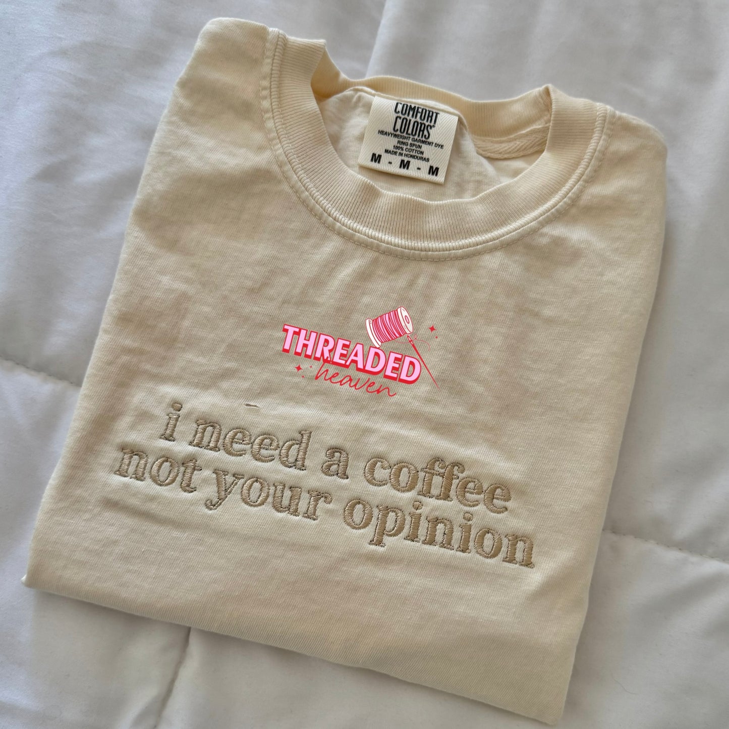 I need coffee tee