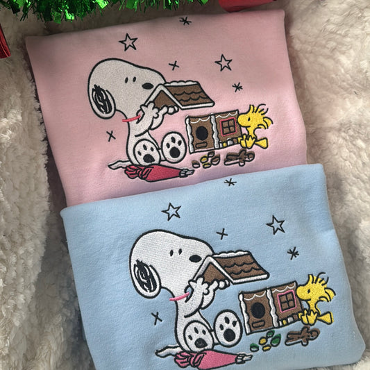 Cartoon Gingerbread House Sweatshirt