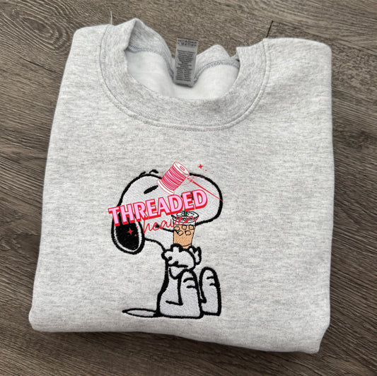 Cartoon Iced Coffee Sweatshirt